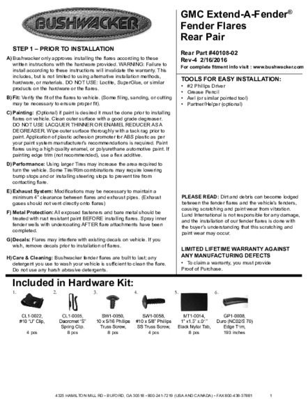 Installation Manual